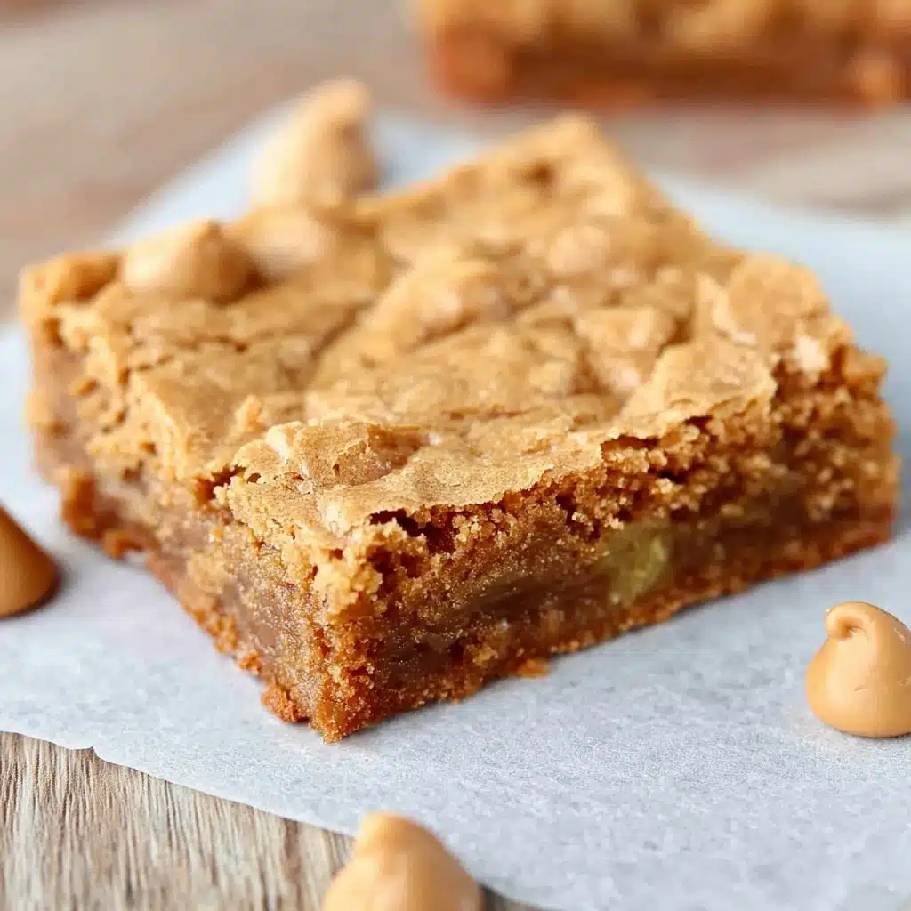 Chewy Butterscotch Zucchini Blondies Recipe - Recipe Image