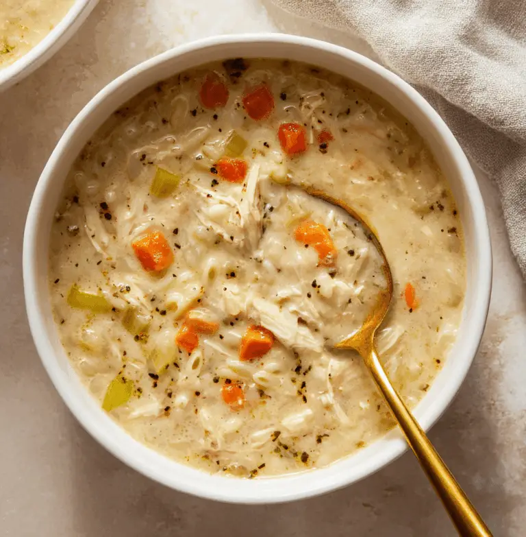Creamy Couscous Chicken Soup Recipe