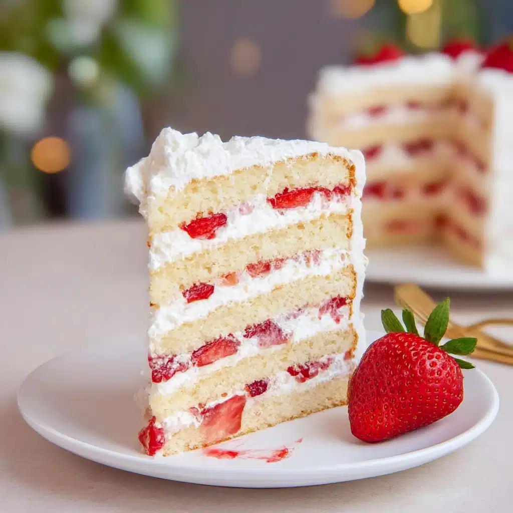 Strawberry Shortcake Cake Recipe - Recipe Image