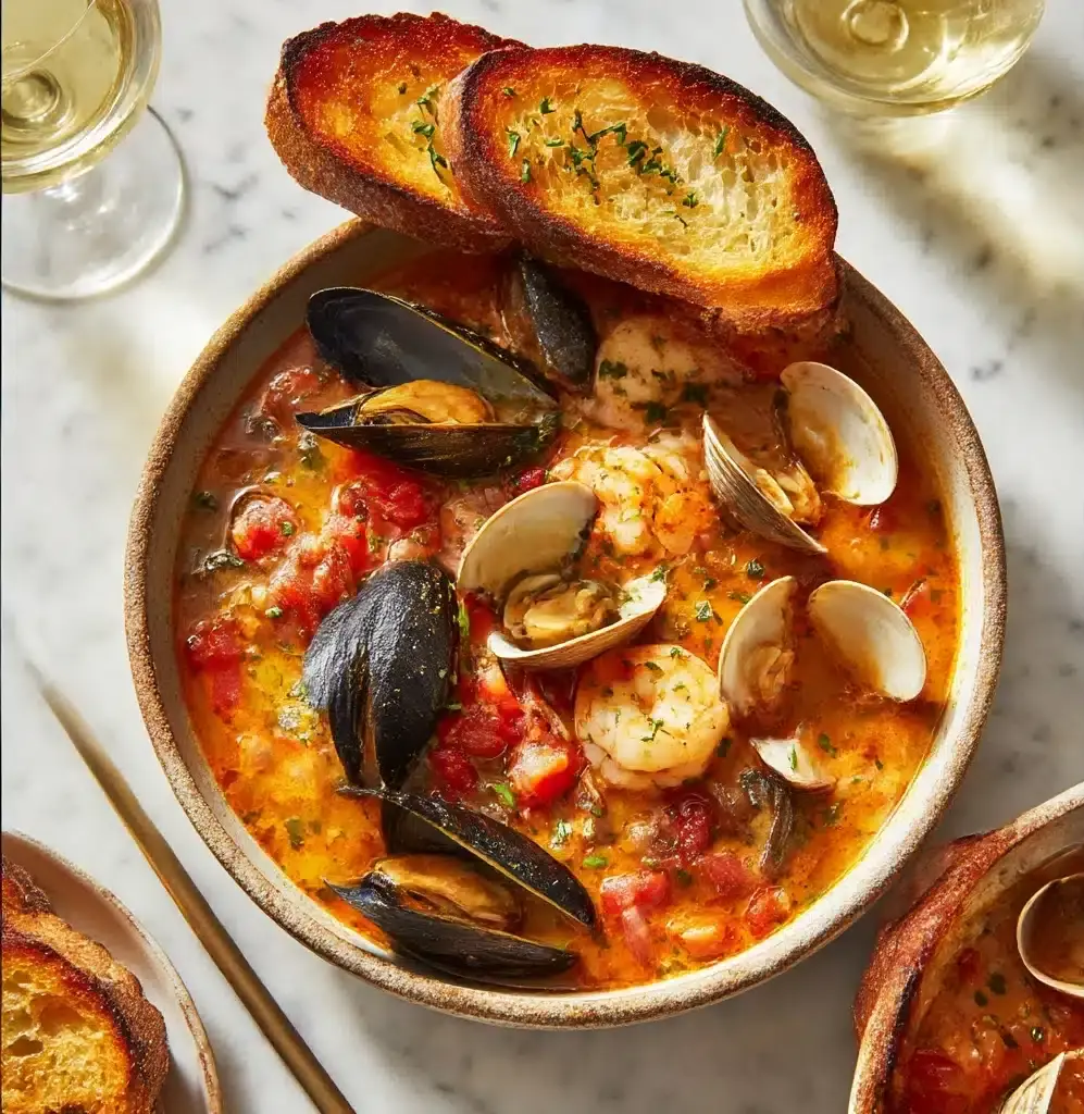 Easy Cioppino (Seafood Stew) Recipe