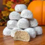 Easy Pumpkin Spice Snowball Cookies Recipe