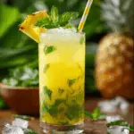 Refreshing Pineapple Coconut Mojito Mocktail Recipe