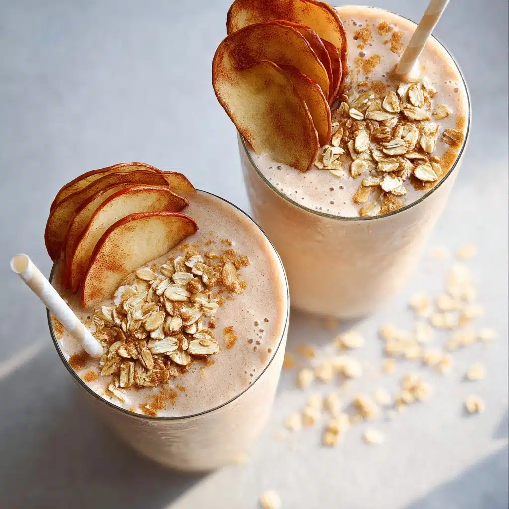 Creamy oatmeal apple smoothie Recipe - Recipe Image