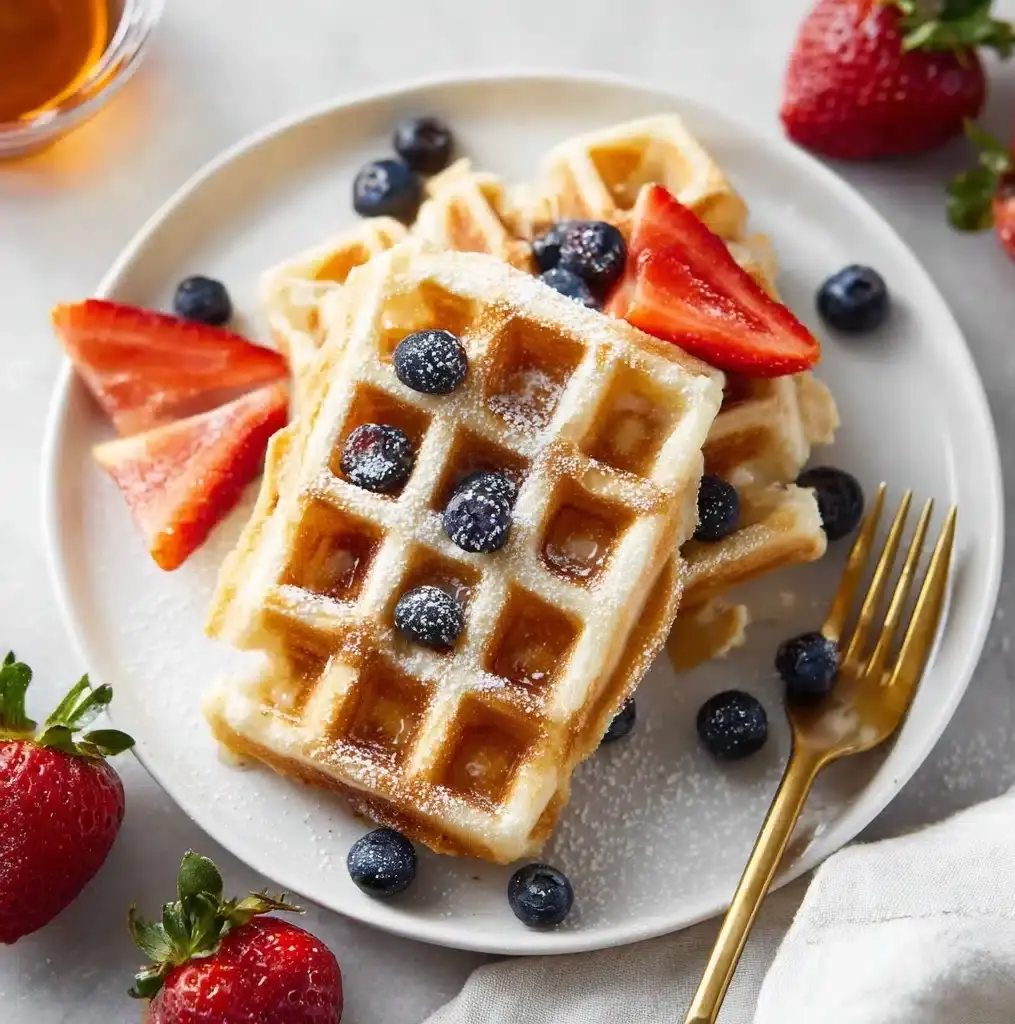 Cottage Cheese Waffles Recipe