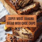Super Moist Chocolate Chip Banana Bread Recipe
