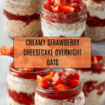 Strawberry Cheesecake Overnight Oats Recipe