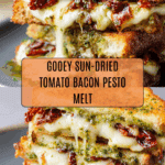 Sun Dried Tomato Bacon Pesto Grilled Cheese Recipe