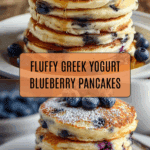 Greek Yogurt Pancakes with Blueberries Recipe