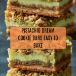 Pistachio Dream Cookie Bars Recipe