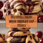 Cherry Chocolate Chip Cookies with Mocha Chips Recipe