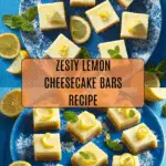 Lemon Cheesecake Bars Recipe