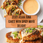 Asian-style Tuna Cakes with Spicy Mayo Recipe