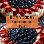 Patriotic Red, White and Blue Fruit Pizza Recipe