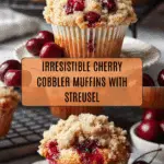 Cherry Cobbler Muffins Recipe
