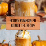 Pumpkin Pie Bubble Tea Recipe
