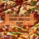 Low-Carb Chicken Crust Pizza with Cheese and Herbs Recipe