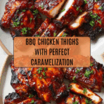 Caramelized BBQ Chicken Thighs in the Oven Recipe