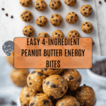 4-Ingredient Peanut Butter Chocolate Energy Bites Recipe