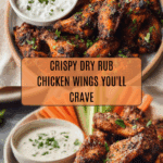 The Best Crispy Dry Rub Baked Chicken Wings Recipe