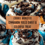 Cookie Monster Cinnamon Rolls Recipe