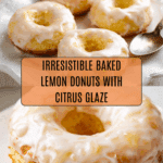 Baked Lemon Donuts with Lemon Glaze Recipe