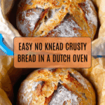 Dutch Oven No Knead Crusty Bread Recipe
