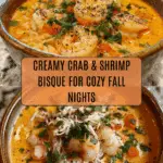 Creamy crab and shrimp seafood bisque Recipe