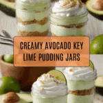 Avocado Key Lime Pudding in Jars Recipe