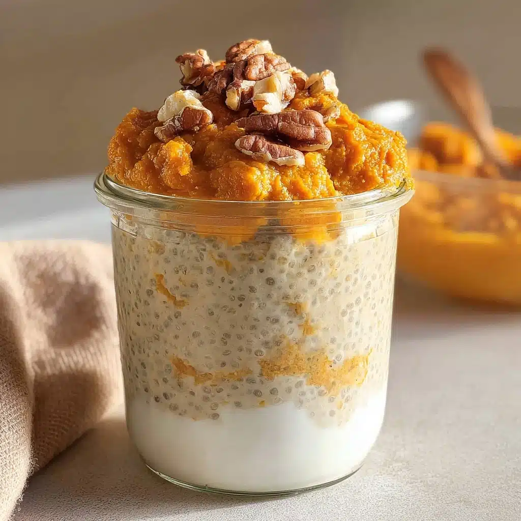 Creamy Pumpkin Pie Chia Seed Pudding with Yogurt Recipe - Recipe Image
