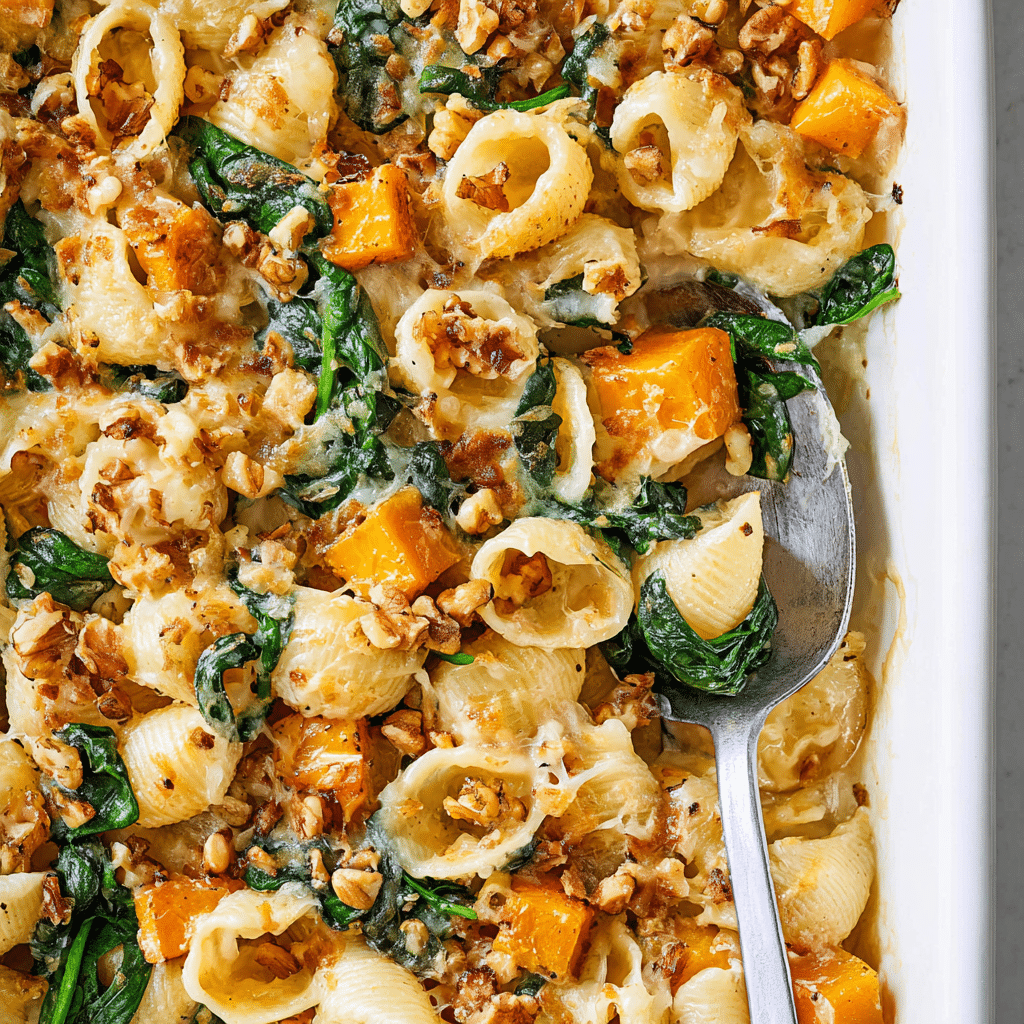 Pumpkin Feta Pasta Recipe - Recipe Image