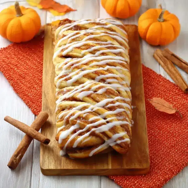 Pumpkin Cream Cheese Breakfast Braid Recipe