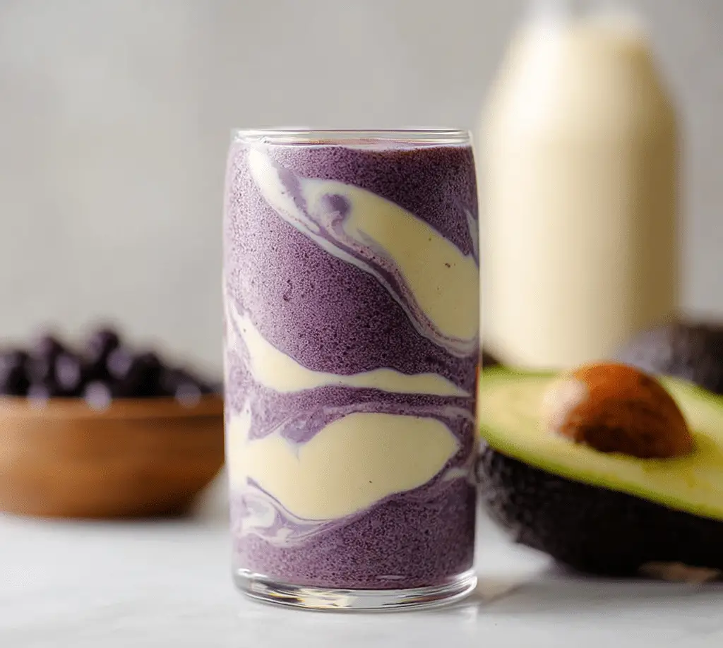 Avocado, Blueberry and Pineapple Cloud Smoothie Recipe