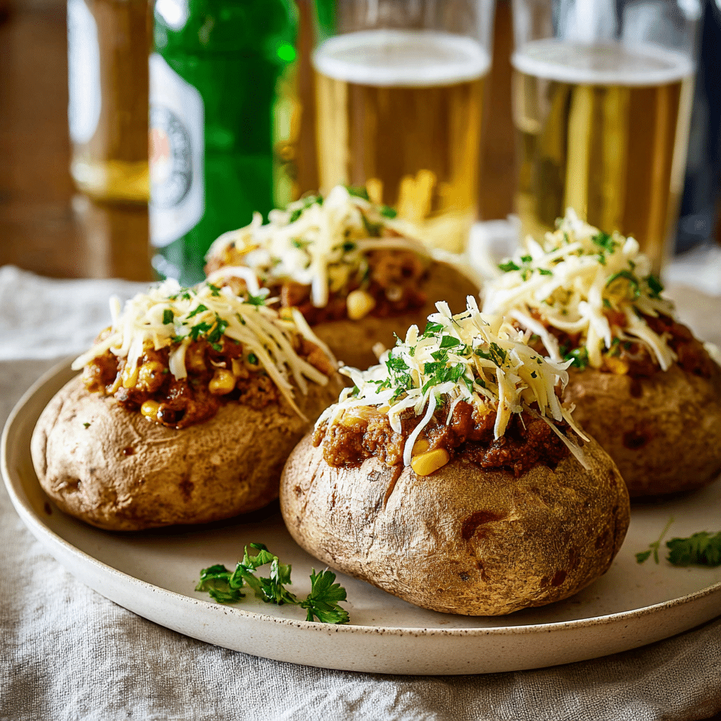 Shepherd's Pie Baked Potatoes Recipe - Recipe Image
