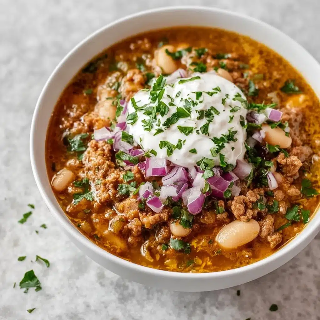 Turkey White Bean Pumpkin Chili Recipe - Recipe Image
