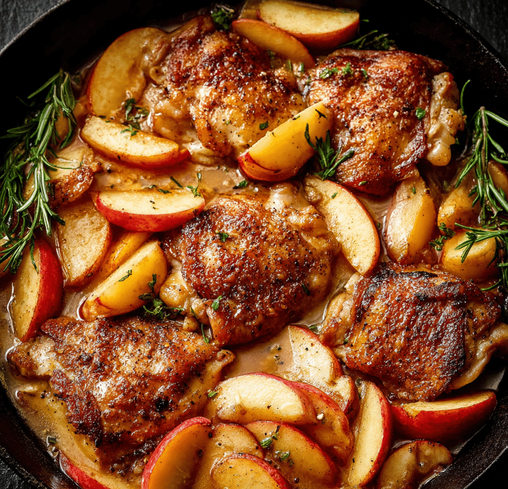 Skillet Apple Cider Chicken Recipe