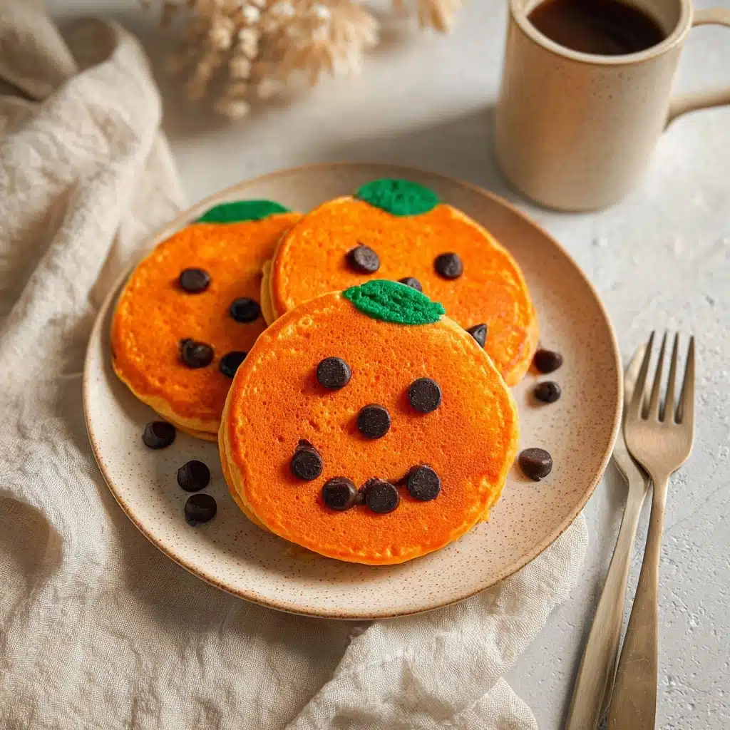 Easy Jack-O-Lantern Pancakes Recipe - Recipe Image