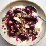 Roasted Cherry Yogurt Bowl with Granola Recipe