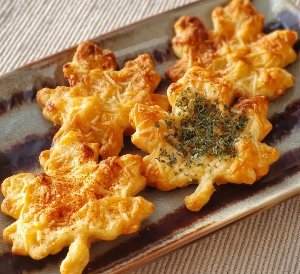 Cheesy Crescent Roll Leaves Recipe