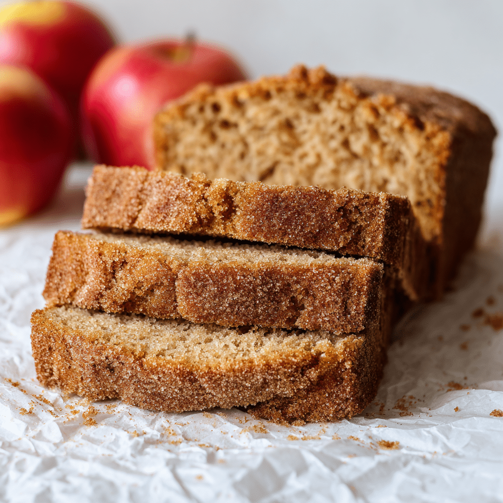 Sourdough Apple Cider Donut Quick Bread Recipe - Recipe Image