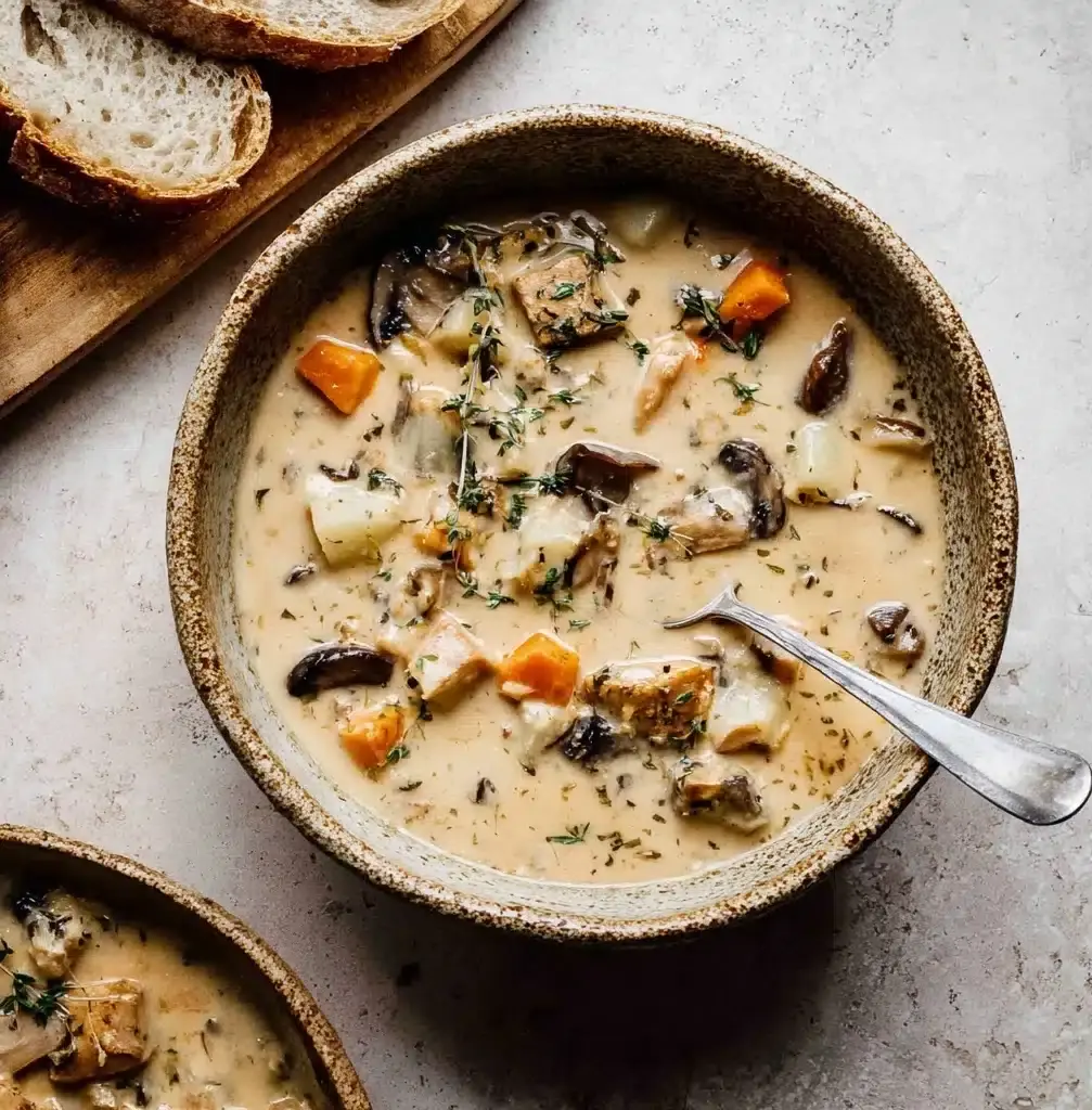 Mushroom Soup (NO cream) Recipe
