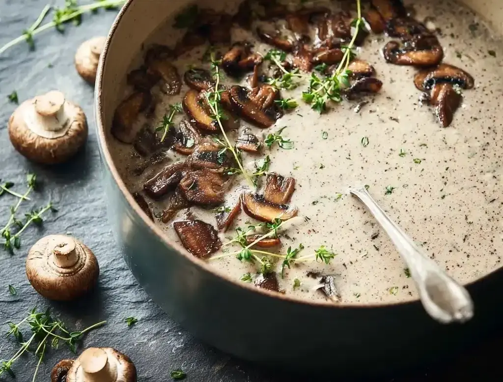 Mushroom and Brie Soup Recipe