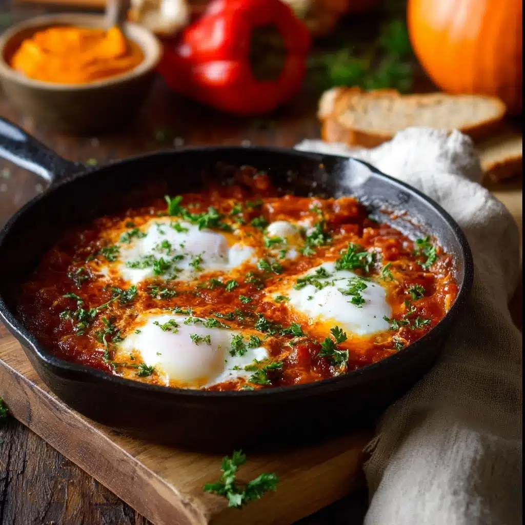 Pumpkin Shakshuka (Baked Eggs in Tomato Stew) Recipe - Recipe Image