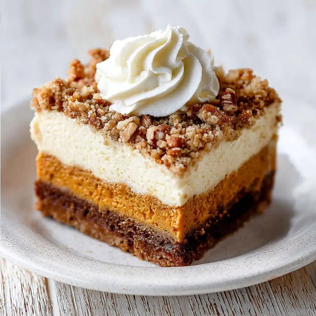 Pumpkin Cheesecake Bars Recipe - Recipe Image