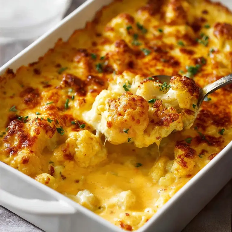 Cauliflower Cheese Recipe