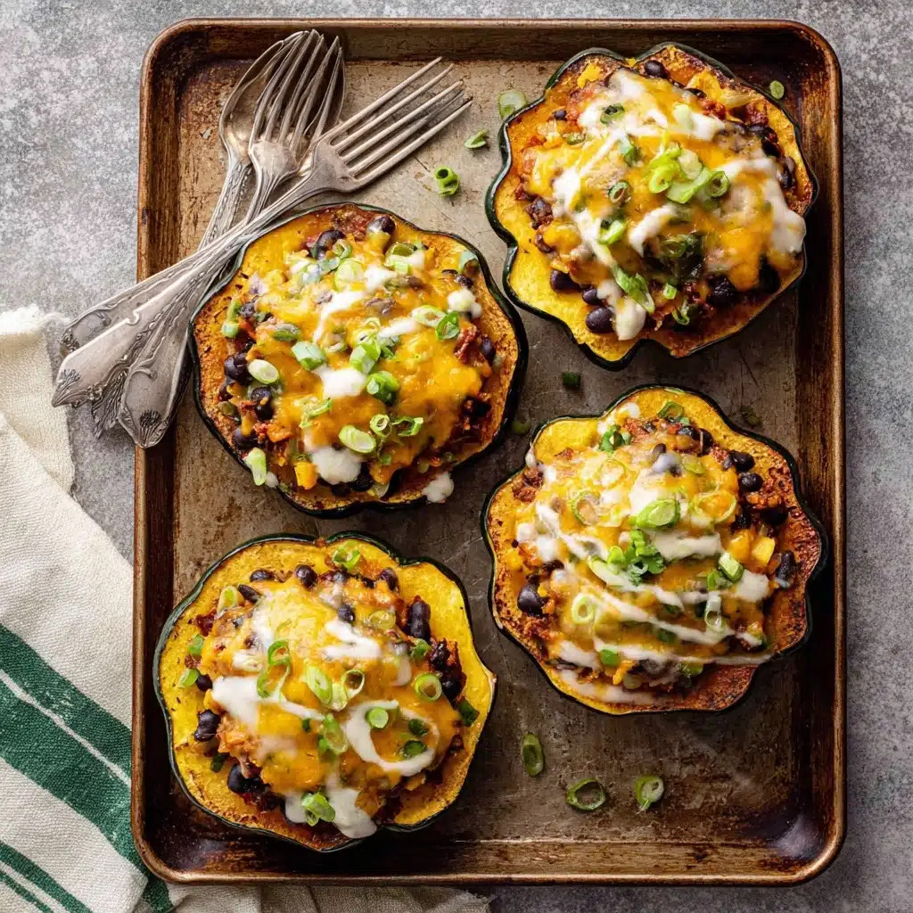 Southwest Stuffed Acorn Squash Recipe - Recipe Image