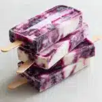 Blueberry Yogurt Popsicles Recipe