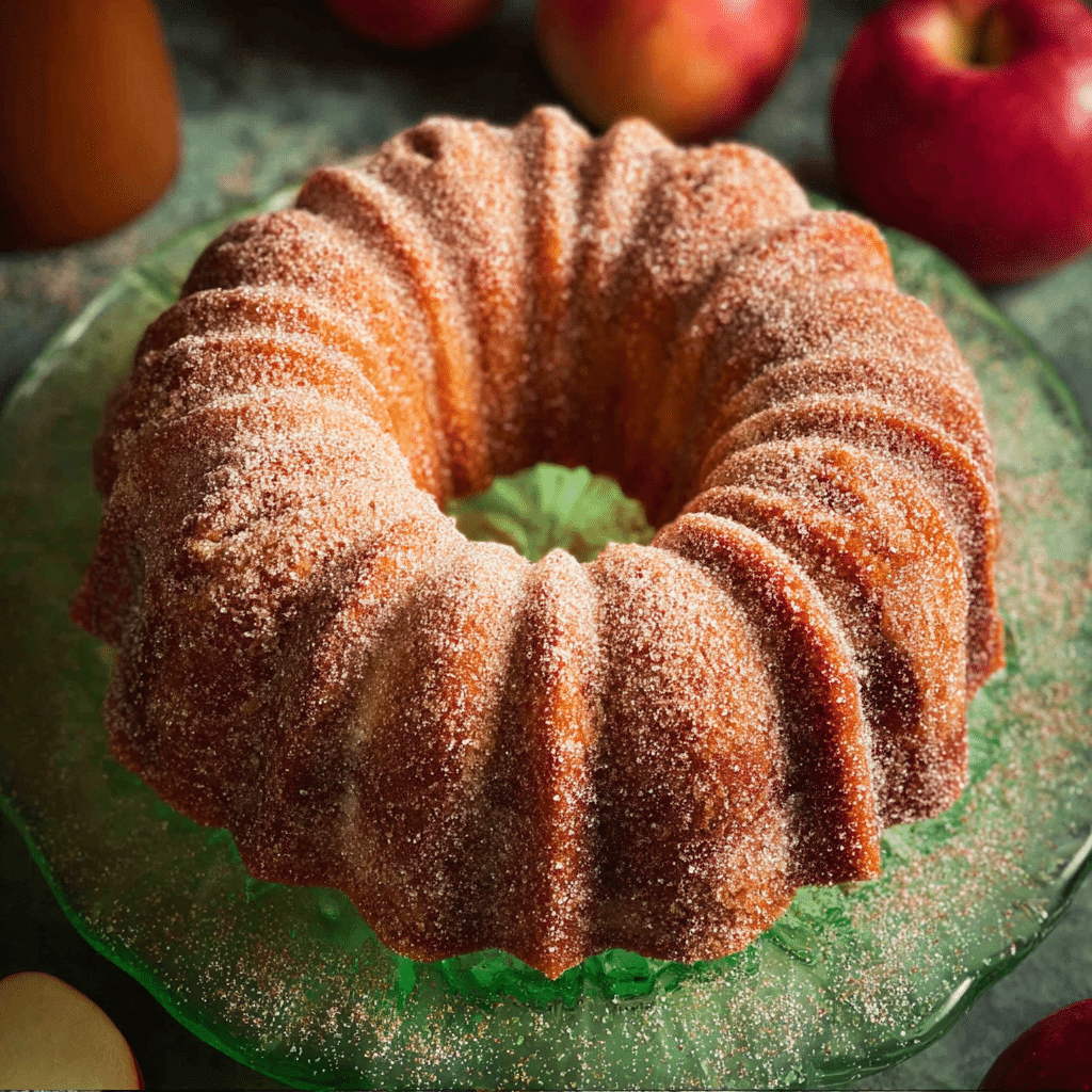 Apple Cider Donut Cake Recipe - Recipe Image