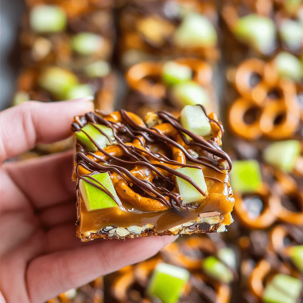 Caramel Apple Bark Recipe - Recipe Image