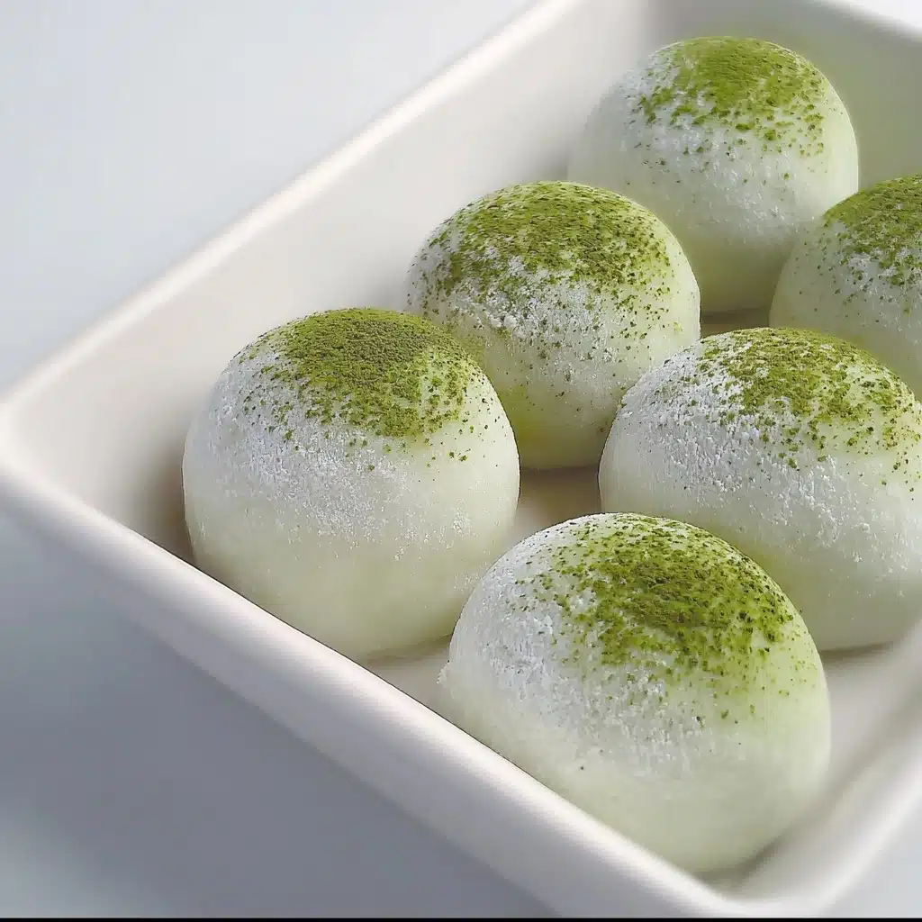 Homemade Matcha Cheesecake Daifuku Recipe - Recipe Image