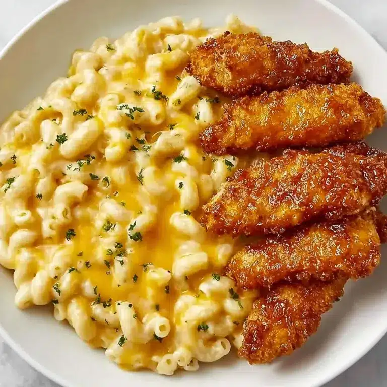 Hot Honey Chicken Tenders with Baked Mac and Cheese Recipe